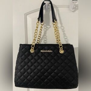 Montana West MEDIUM Tote Bag for Women Quilted Chain Handbags Shoulder Purse